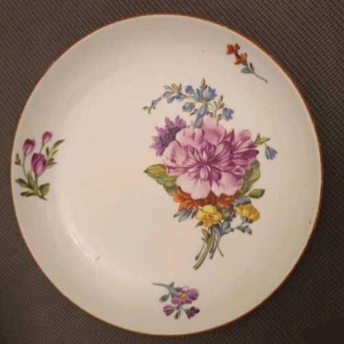 Meissen Plate Marcolini Period 1774-1814 used