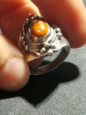 Silver vintage ring used
