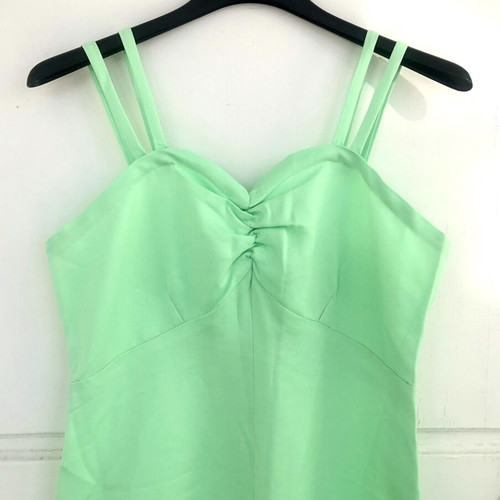 Maxi dress handmade, mint color, like new, size S/M