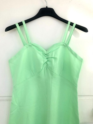Maxi dress handmade, mint color, like new, size S/M
