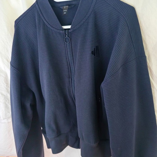 Adidas sports jacket, blue, size M