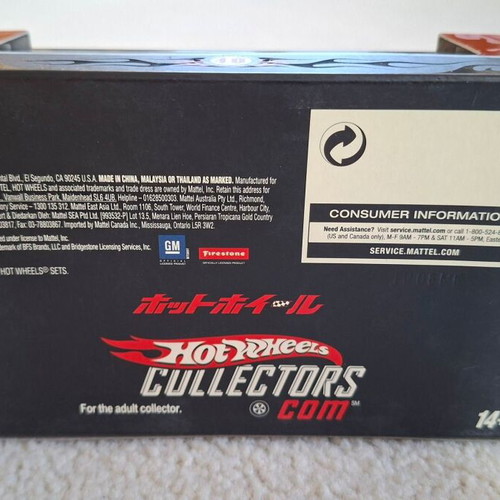 2008 Hot Wheels 40th Anniversary Japan Convention 67 Chevy Camaro new