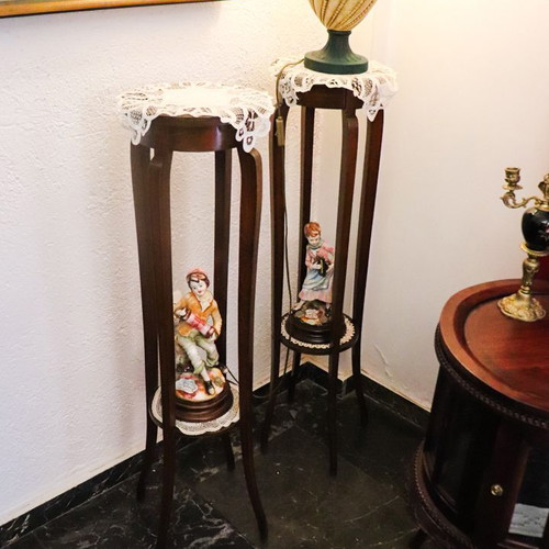 Vintage flower stands set like new