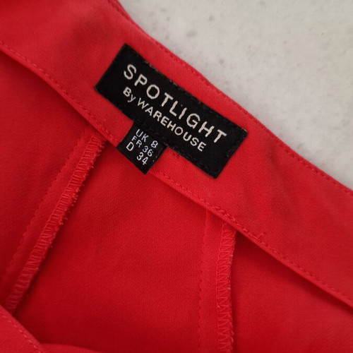 Red One-shoulder Party Dress Warehouse used, size S