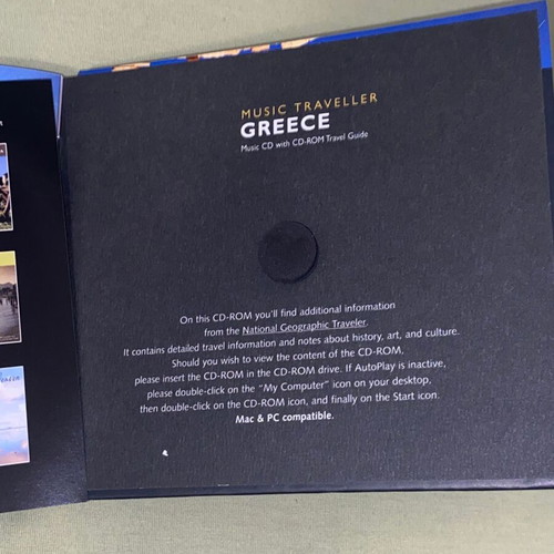 Music Guide Athens 2004 National Geographic CD ROM special edition like new, entechno