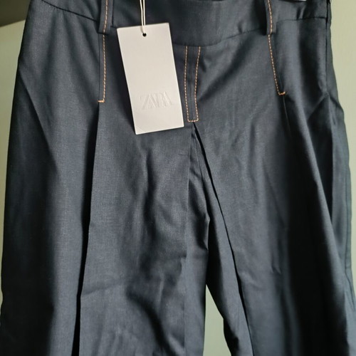 Zara Culotte Pants new, navy blue, size S