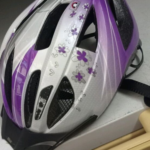 Crivit Kids Bicycle Helmet with LED Light like new