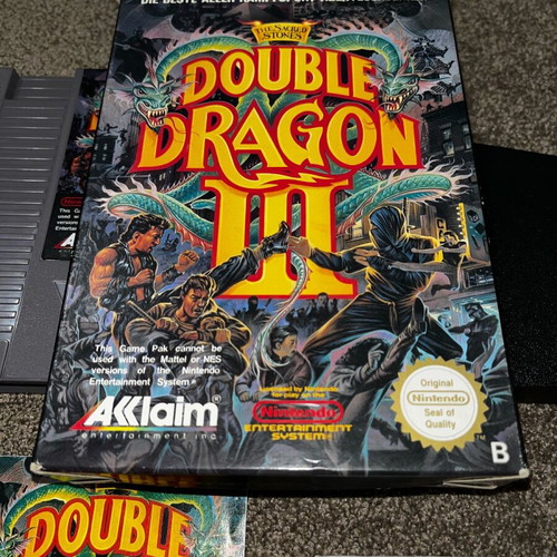 Nintendo NES Double Dragon 3 game used with cartridge, box and manual
