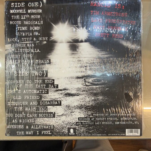 Rancid …and Out Come the Wolves vinyl record like new, punk