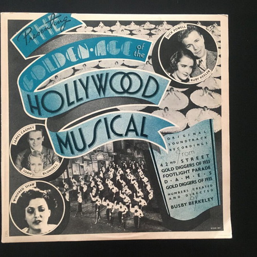 The Golden Age of Hollywood Musical LP used with 3D pop-up cover