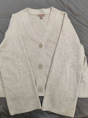H&M women's cardigan like new, beige, size XS