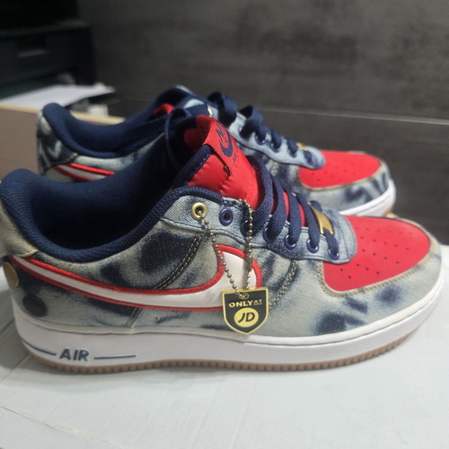 Nike Air Force 1 Low Acid Washed Denim sneakers size 42.5