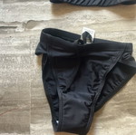 Adidas women's black sports swimsuit set, size XS