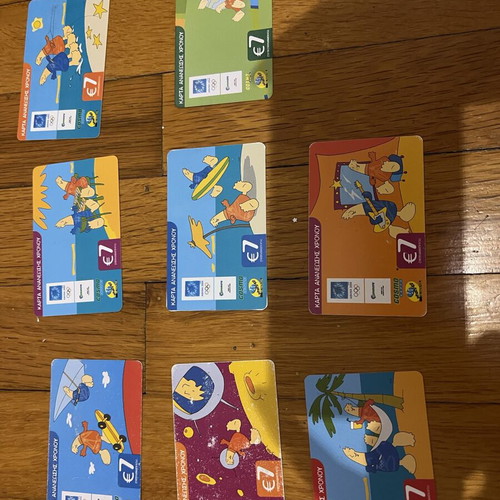 Cosmote Athens 2004 Olympic Games Time Renewal Cards, pack of 8