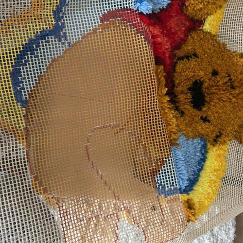 Winnie the Pooh punch needle kit used