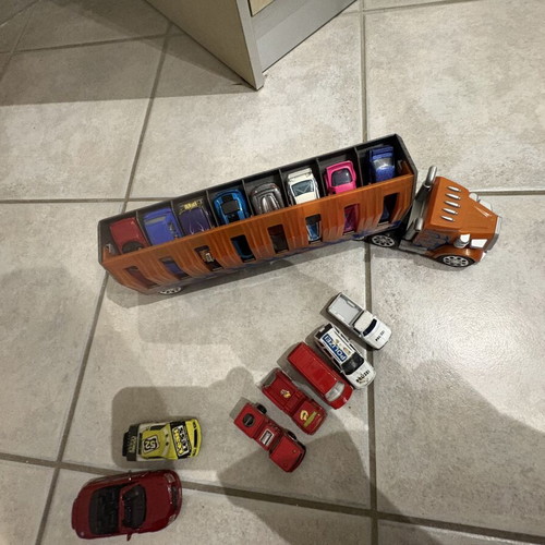 Collectible Truck Racing Track with 15 Toy Cars