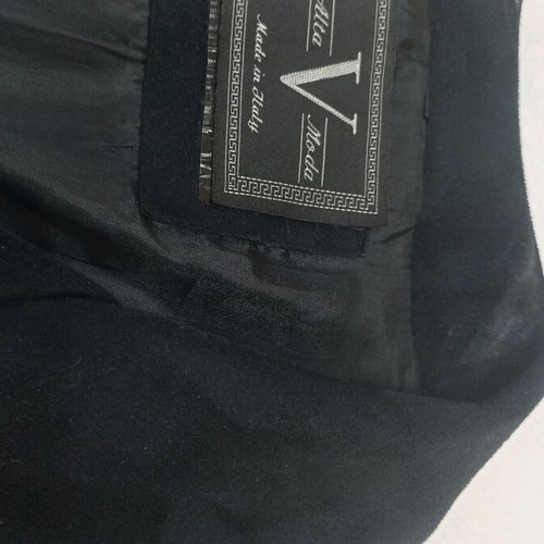 Men's suede jacket from Italy used, size XL, black