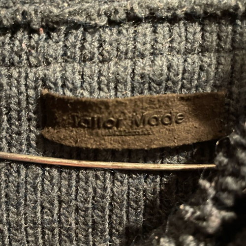 Tailor Made Knitwear knitted jacket like new, blue, one size