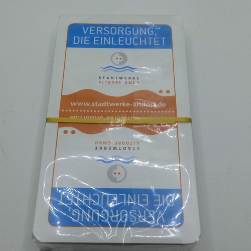 Collectible Versorgung playing cards, 36 cards