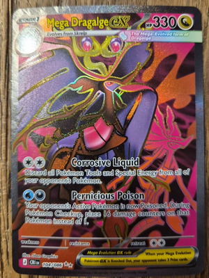 Mega Dragalge EX Pokemon card