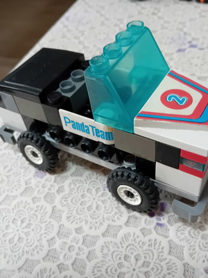 Assembled toy car like new, building blocks