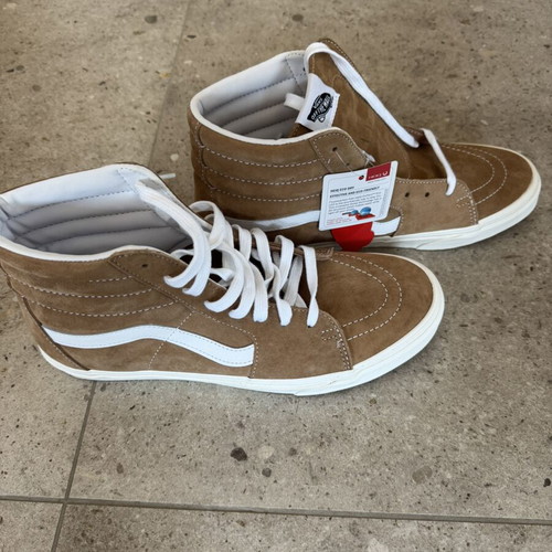 Vans high sneakers, brown, size 44