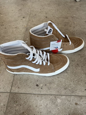 Vans high sneakers, brown, size 44