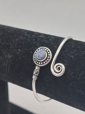 Lapis Lazuli Silver Plated Adjustable Bracelet new