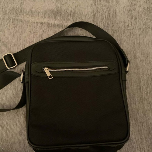 Lanetti men's shoulder/crossbody bag black like new