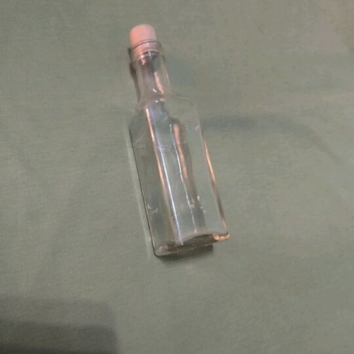 Decorative glass bottle new with cork