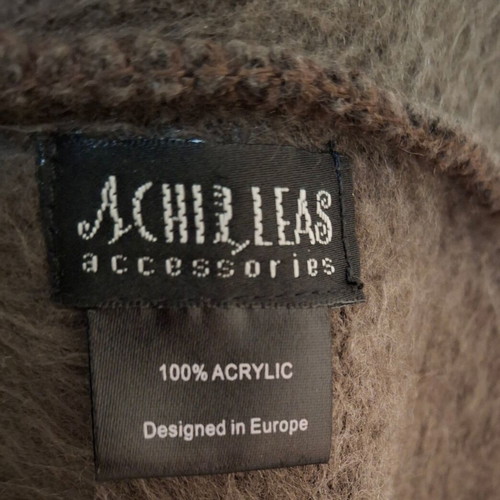 Animal print scarf brown new from Achilleas Accessories