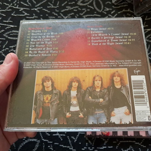 Blind Guardian Battalions of Fear CD like new, metal