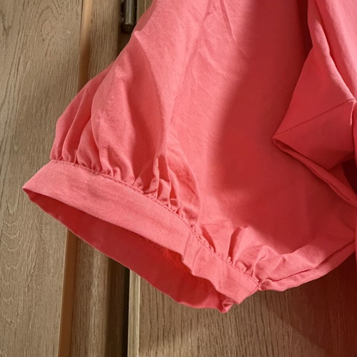 Zara maxi dress with balloon sleeves like new, pink, XS