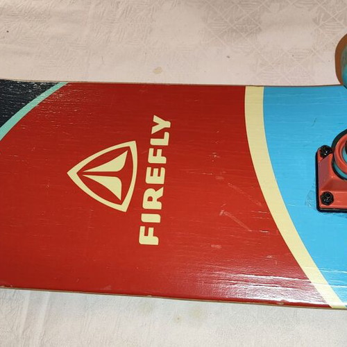 Skateboard Firefly used, Maple 9 Ply deck 28'' x 7.75''