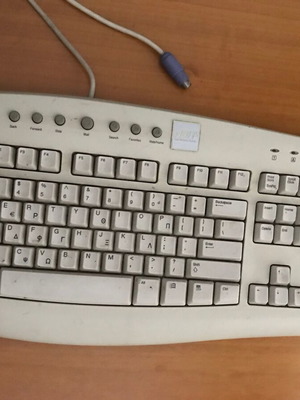 Microsoft Internet Keyboard RT9410 used, retro PS2 model