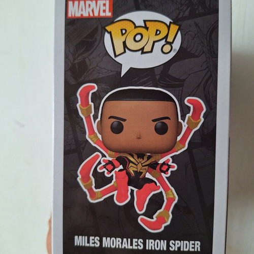Funko POP Miles Morales Iron Spider 1448 Chase new