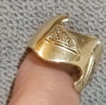 Gold ring 14k slightly used
