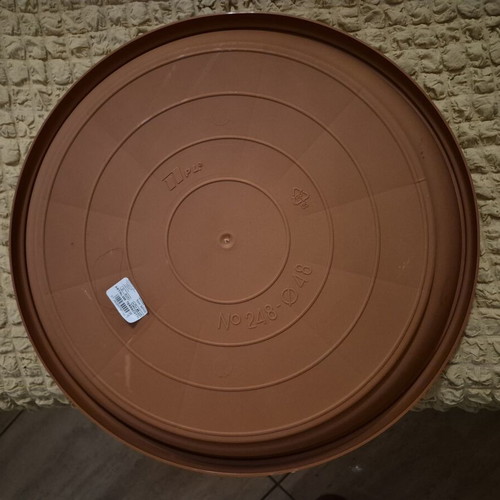 Plastona No.248 Flowerpot Saucer 48cm Terracotta New