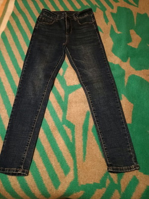 Jeans slim fit new, size S, blue