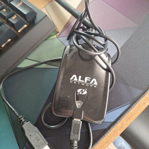 Raspberry Pi 3 B with Alfa AWUS036NHA external Wi-Fi antenna like new