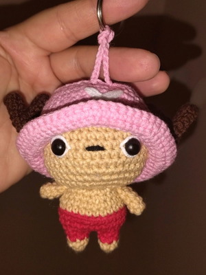 Crochet Tony Chopper handmade, new from the One Piece series
