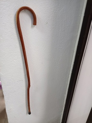 Vintage μπαστούνι ξύλινο παλιό μεταχειρισμένο 90cm