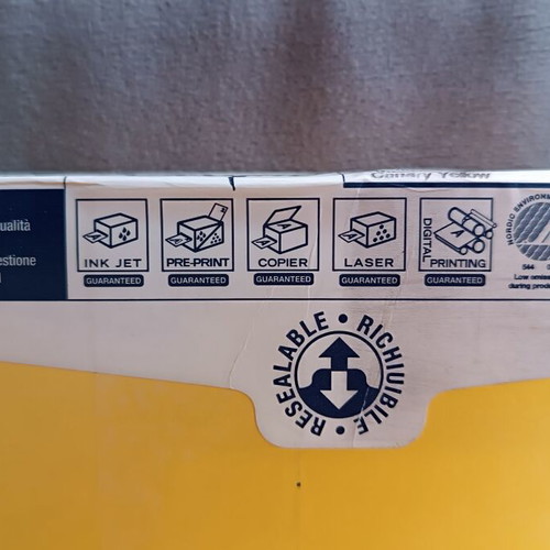 Favini A4 Printing Paper 160gr/m² 250 Sheets Yellow New