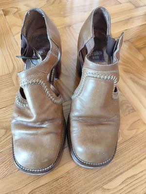 Mary Janes shoes Draks by Rollini used, brown, size 38-39