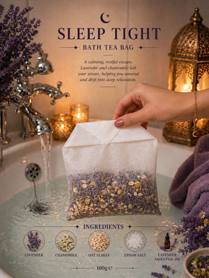 Bath tea bag Sleep tight new