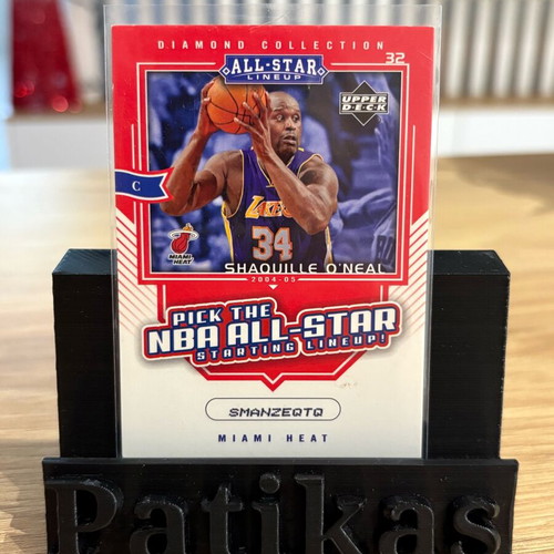2004-05 Upper Deck All-Star Lineup Shaquille O'Neal card like new
