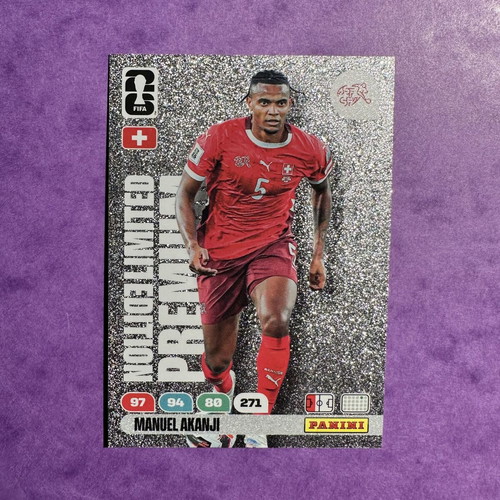 Panini FIFA 365 Adrenalyn XL 2026 Manuel Akanji Premium Limited Edition card new