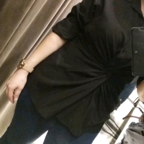 Zara shirt like new with unique style black size L