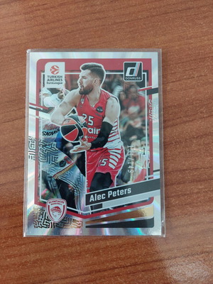Κάρτα Alec Peters Panini Donruss Euroleague 2023-2024 holo laser σαν καινούργιο