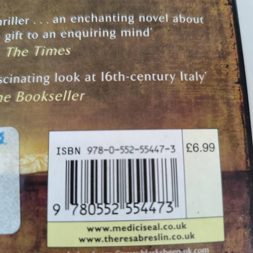 The Medici Seal historical novel by Theresa Breslin